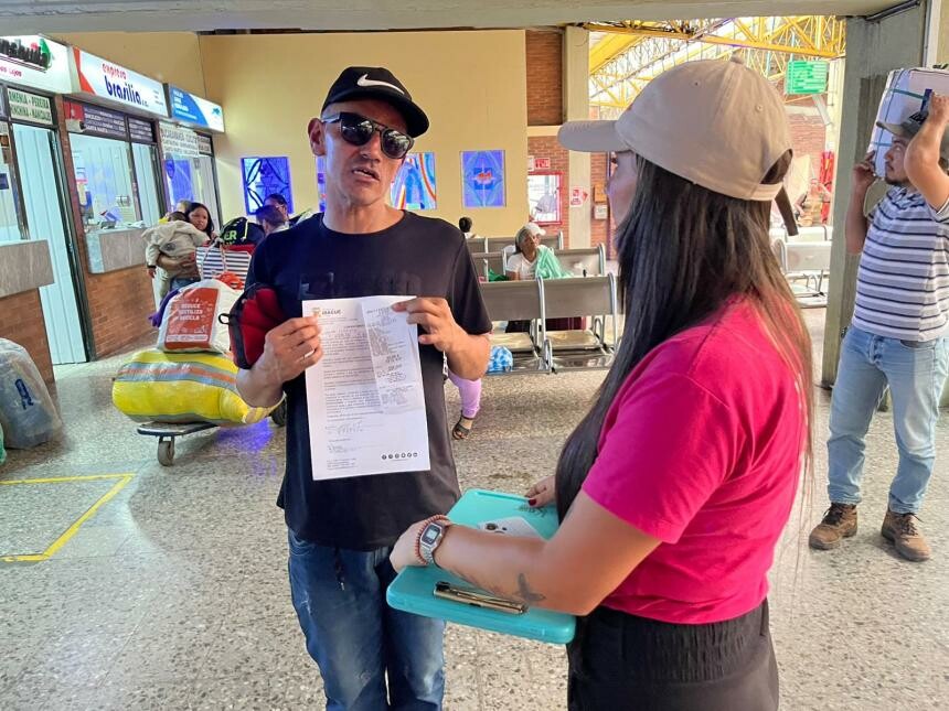 30 habitantes de calle regresan a sus ciudades de origen desde Ibagué