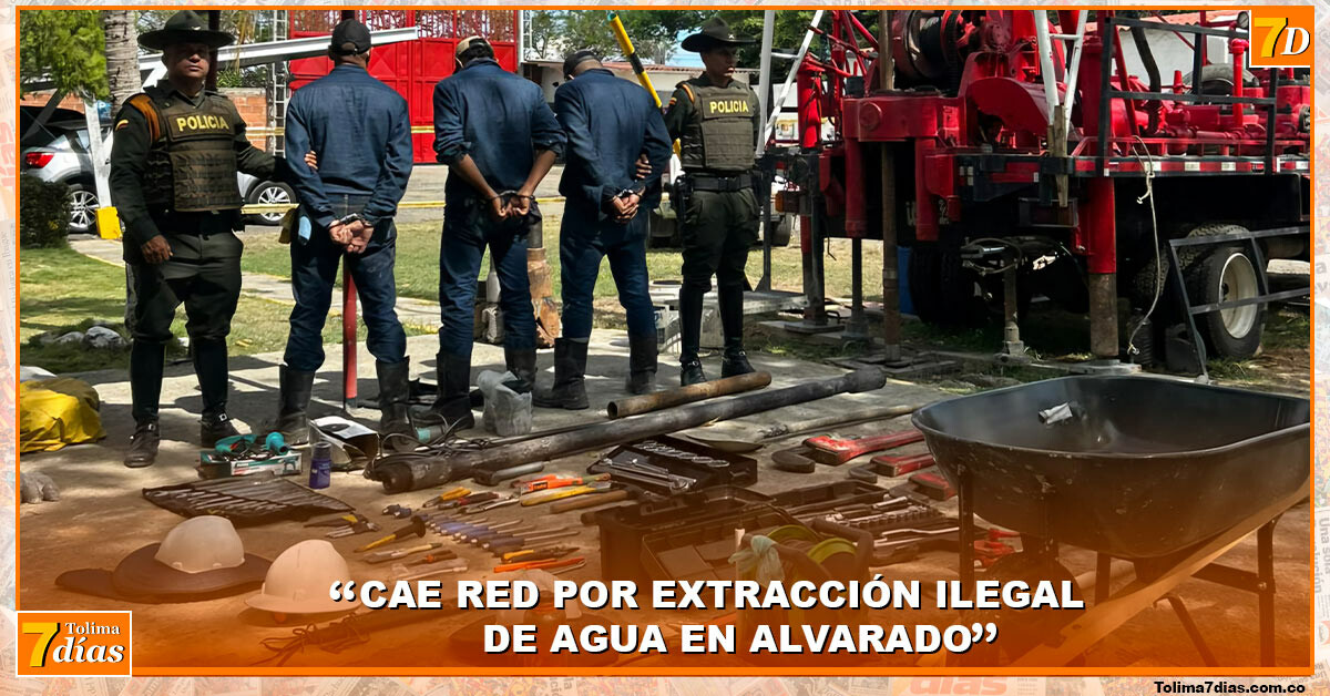 Capturan a tres hombres en Alvarado por explotación ilegal de agua ...