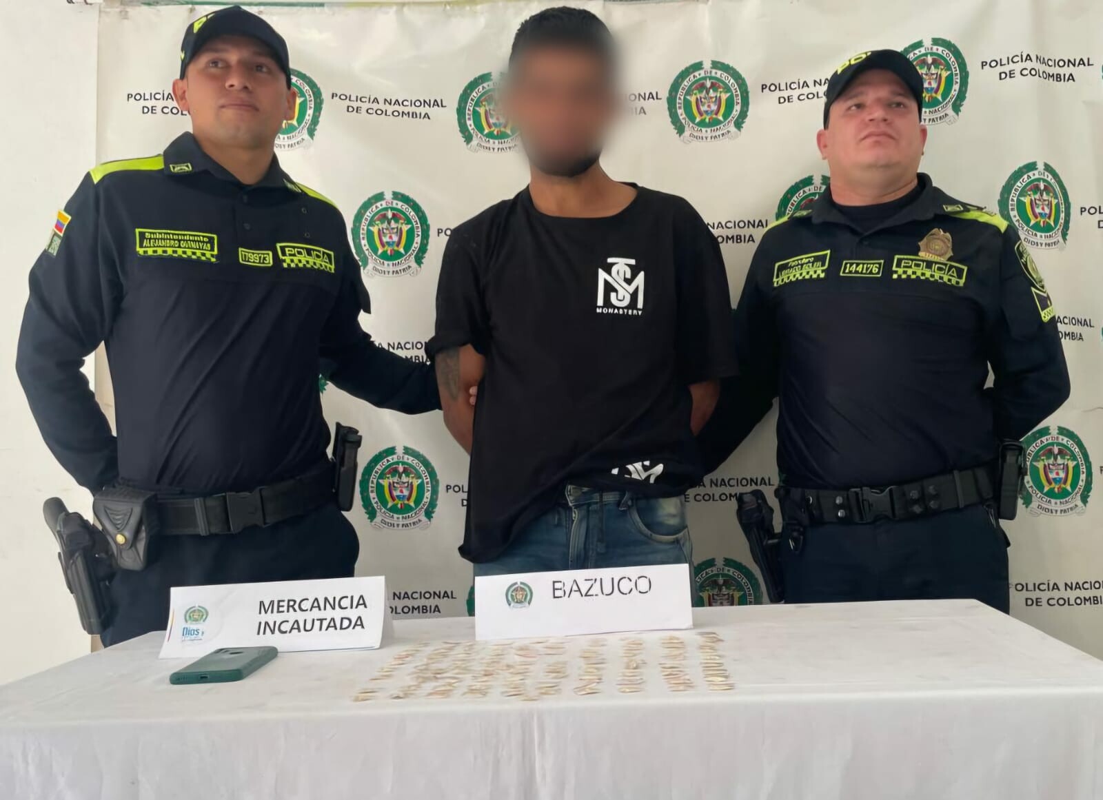 Intervienen a hombre con 91 dosis de bazuco en Ibagué