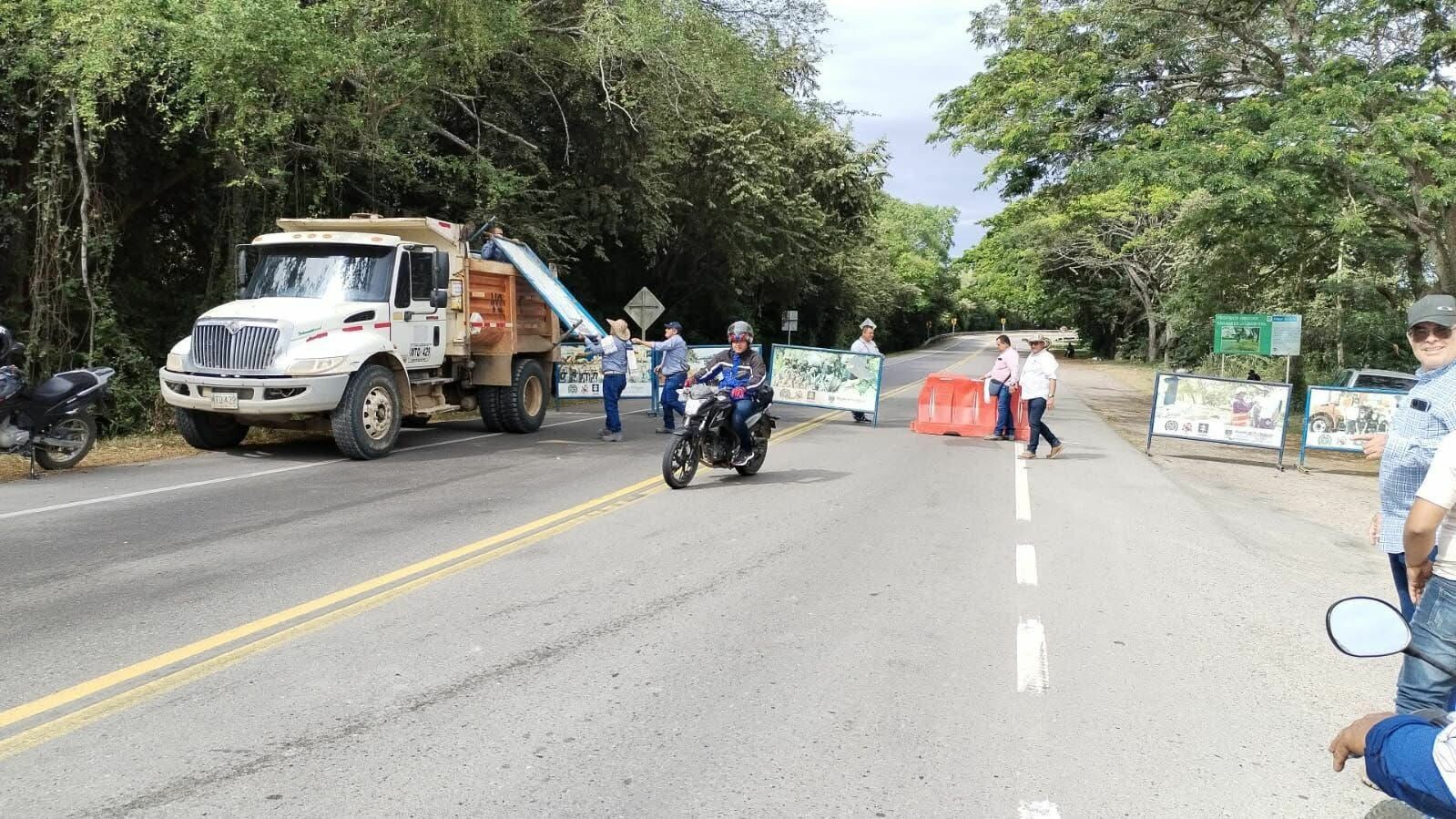 El Tolima está bloqueado totalmente