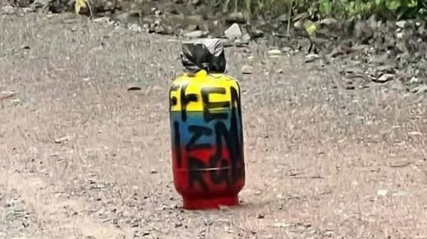 Liberan sujeto que dejó cilindro bomba en el sur del Tolima, dijo que era una broma