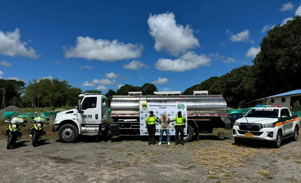 Caen 2.700 galones de hidrocarburo robado y un capturado en Tolima