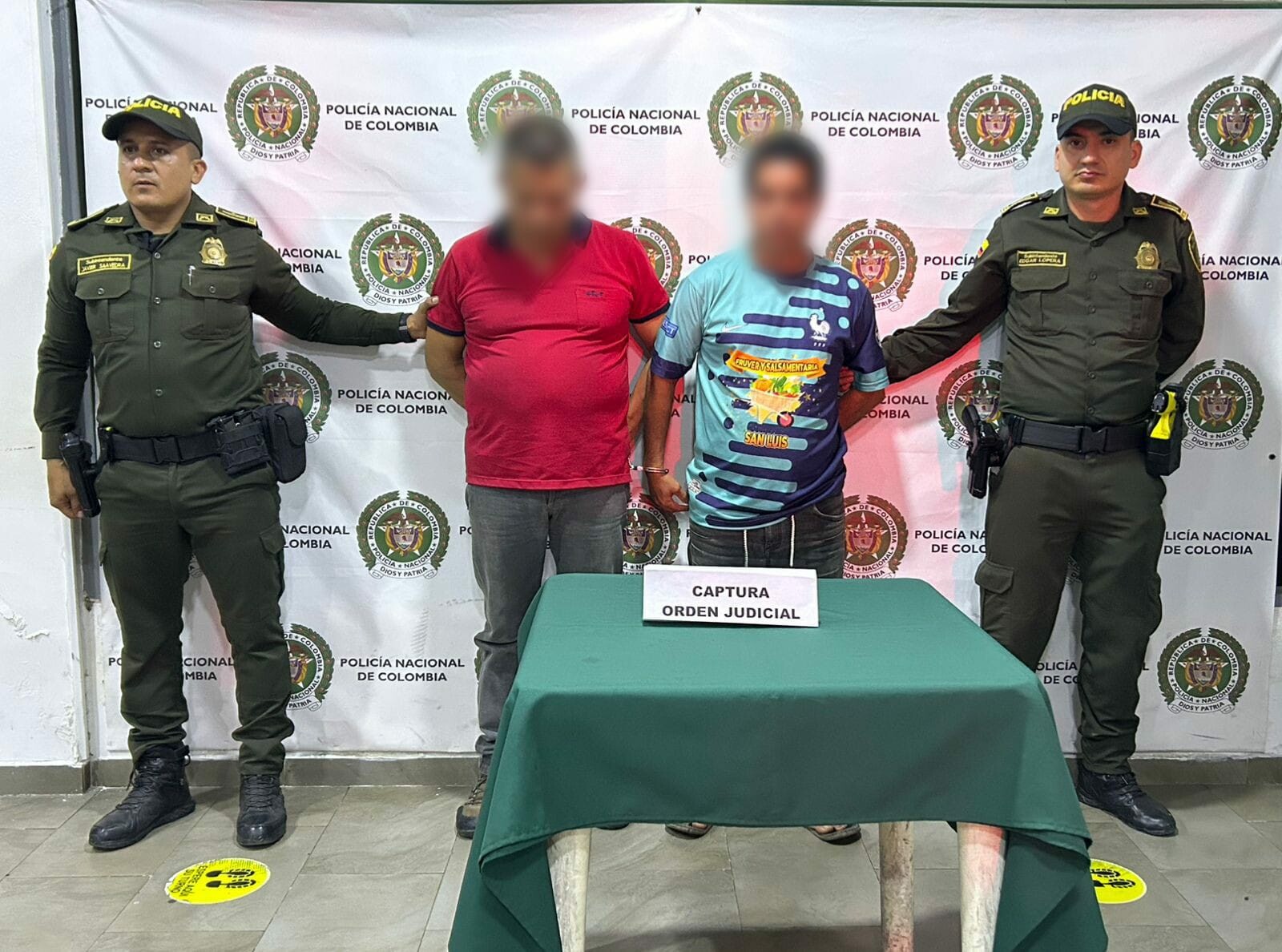 Capturan a dos hombres por abigeato y secuestro simple en San Luis