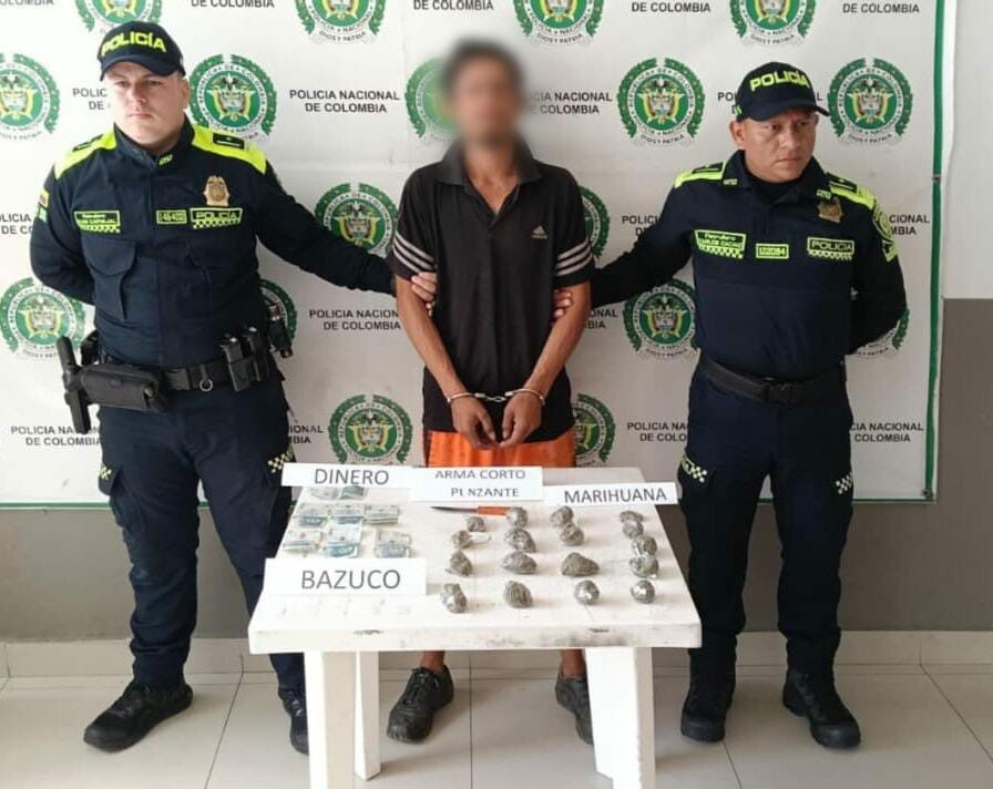Capturan a “Mechis” con estupefacientes en operativo en Líbano