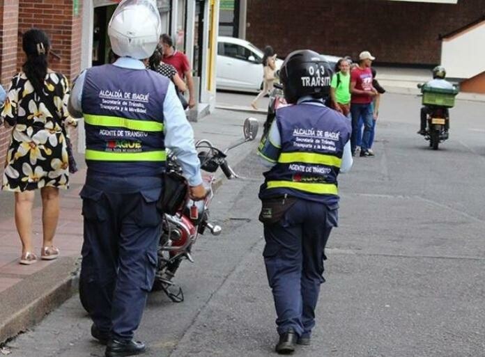 Un centenar de Agentes de tránsito, controlarán el tránsito en Ibagué por estos días
