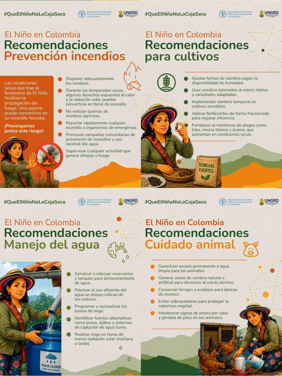 Una chispa puede provocar una tragedia en plena temporada seca