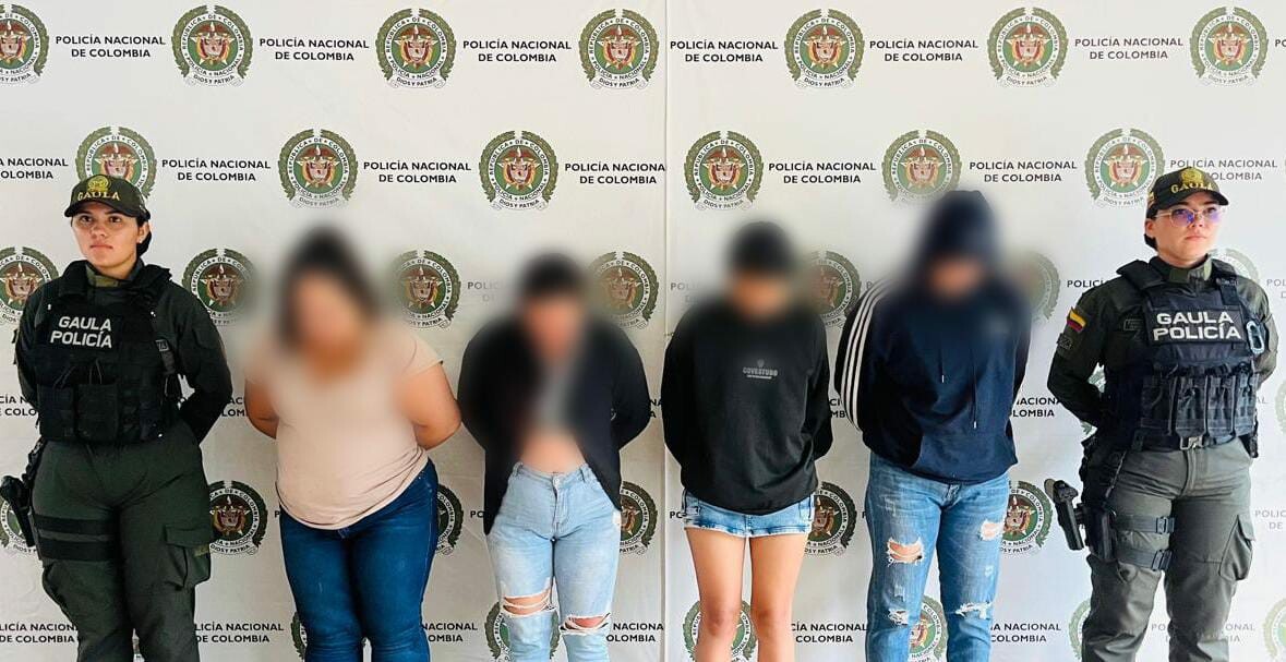 Cuatro mujeres capturadas en operación simultánea