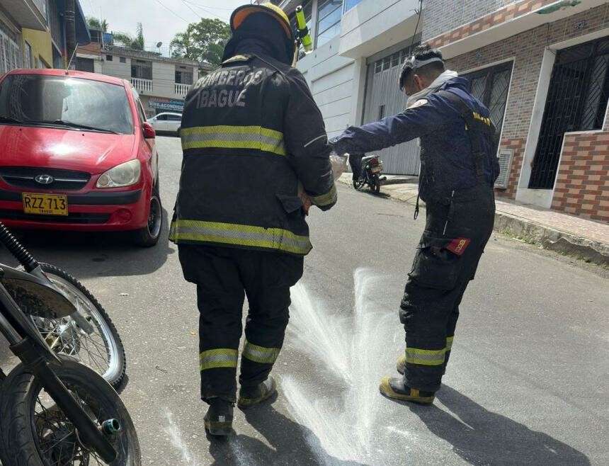 Derrame de insecticida genera emergencia en bodega de Ibagué