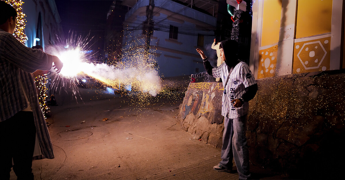 Dos lesionados por pólvora durante la ‘Noche de Velitas’
