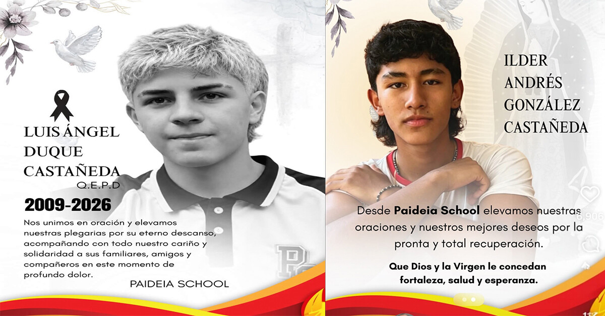 Colegio Paideia decreta tres días de duelo tras muerte de estudiante