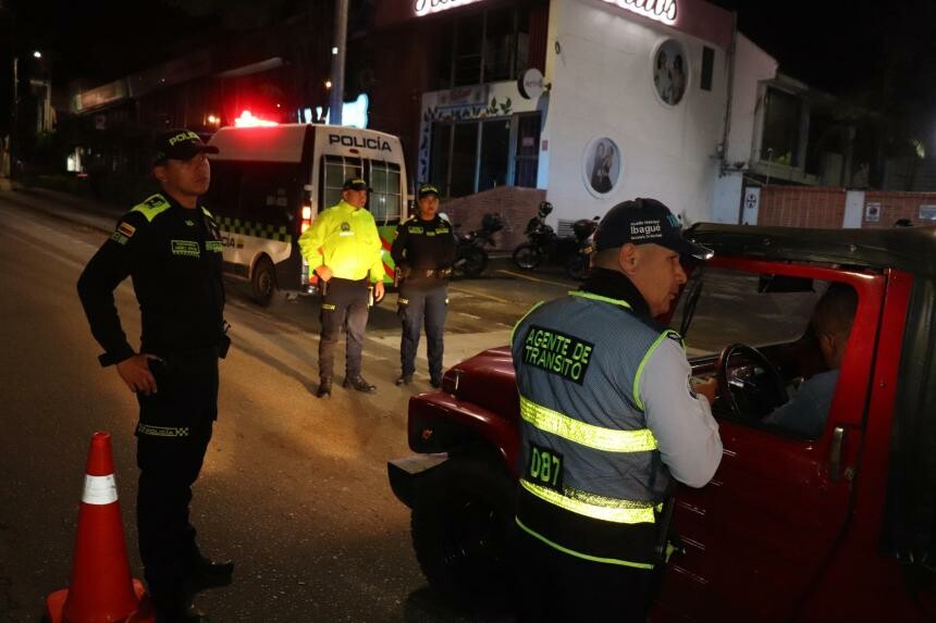 Durante el puente festivo se impusieron 127 comparendos y se registraron 17 accidentes de tránsito en la capital tolimense