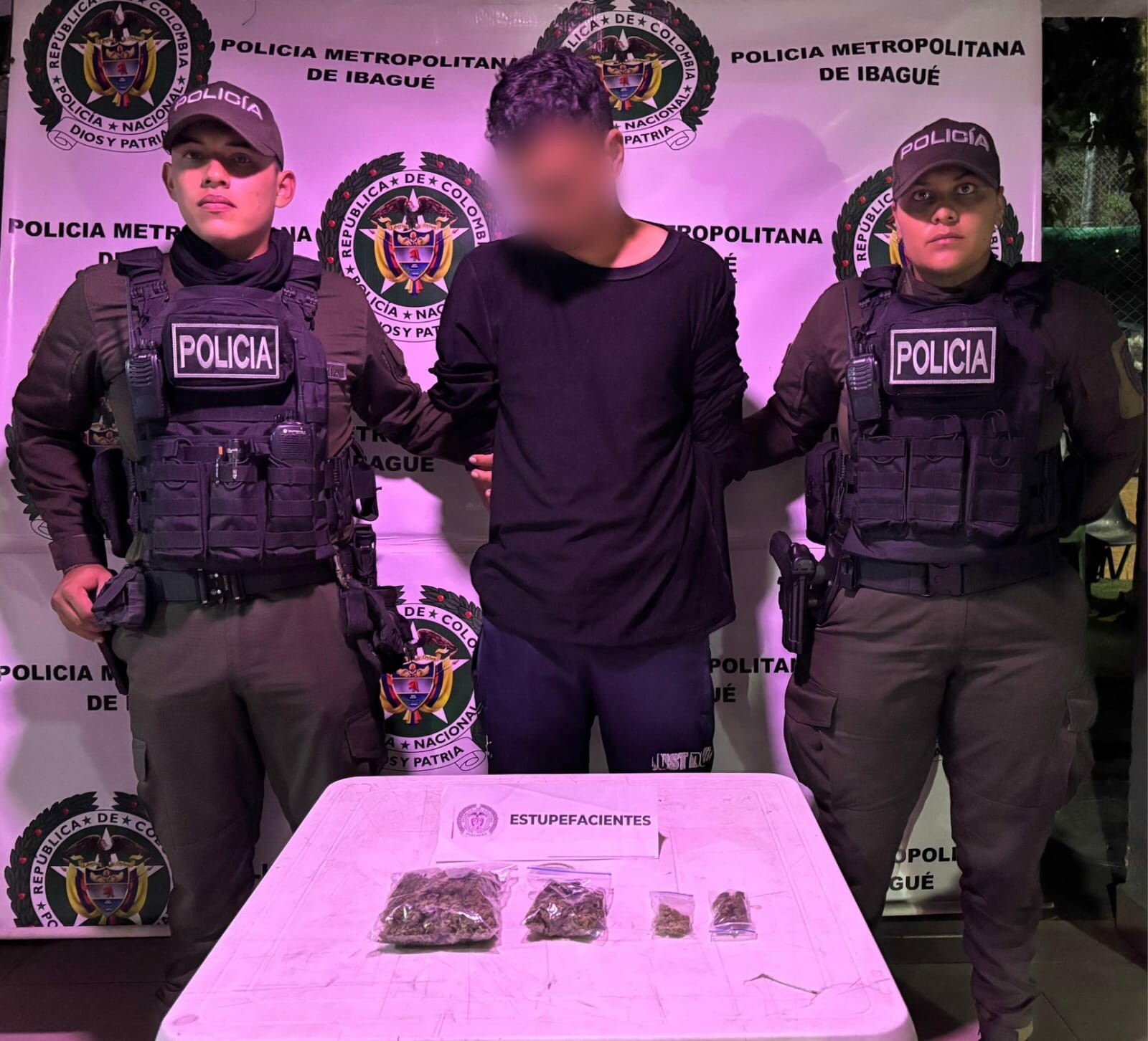 El detenido fue sorprendido por la Policía Metropolitana en la Ciudadela Simón Bolívar