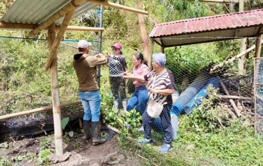 Productores rurales reciben formación para construcción de galpones avícolas