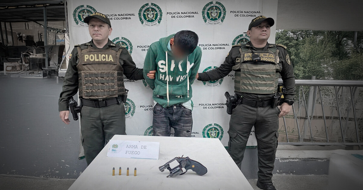 Capturado hombre armado con antecedentes por homicidio en operativo policial