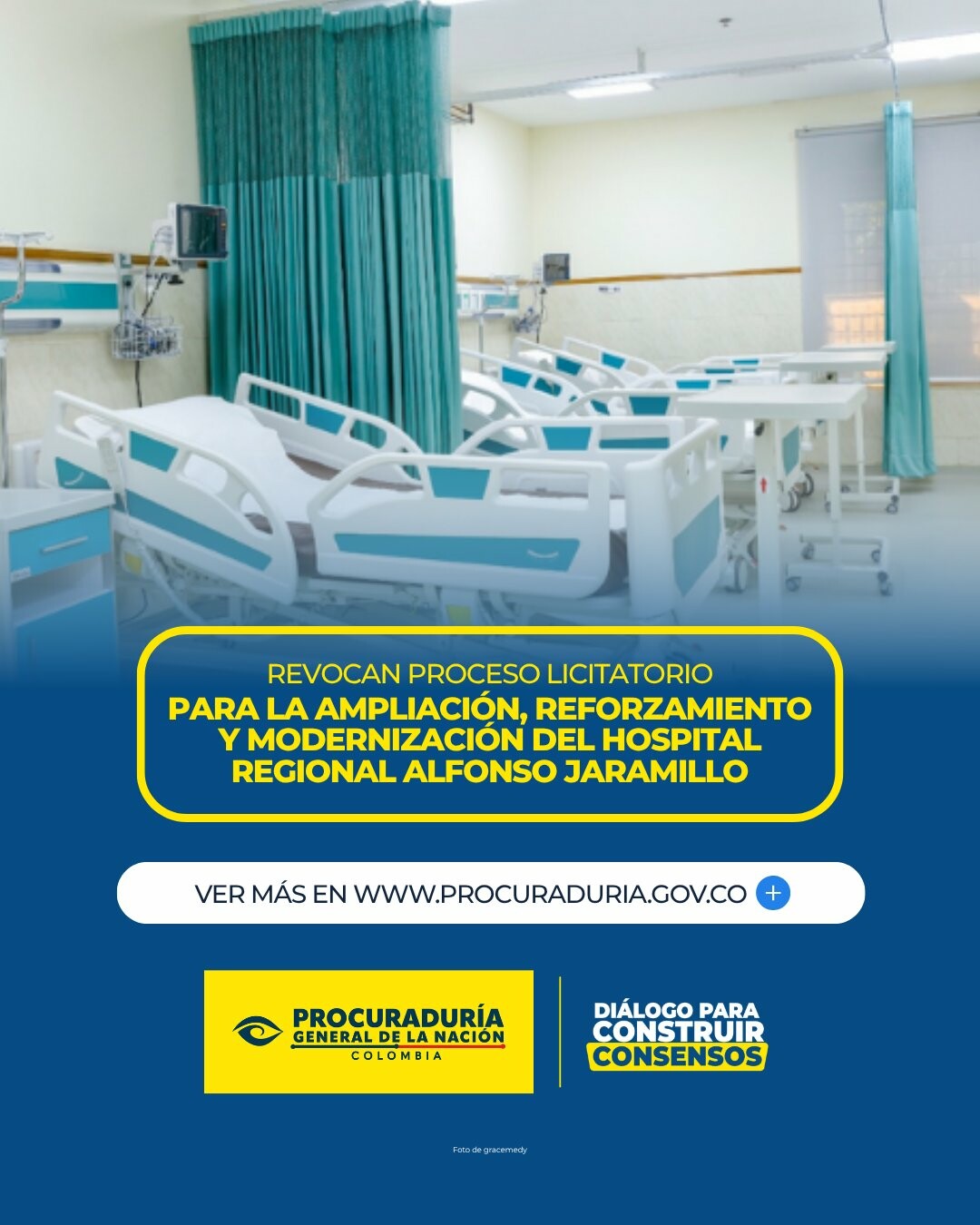 Licitación de casi $80.000 millones para hospital del Tolima terminó revocada