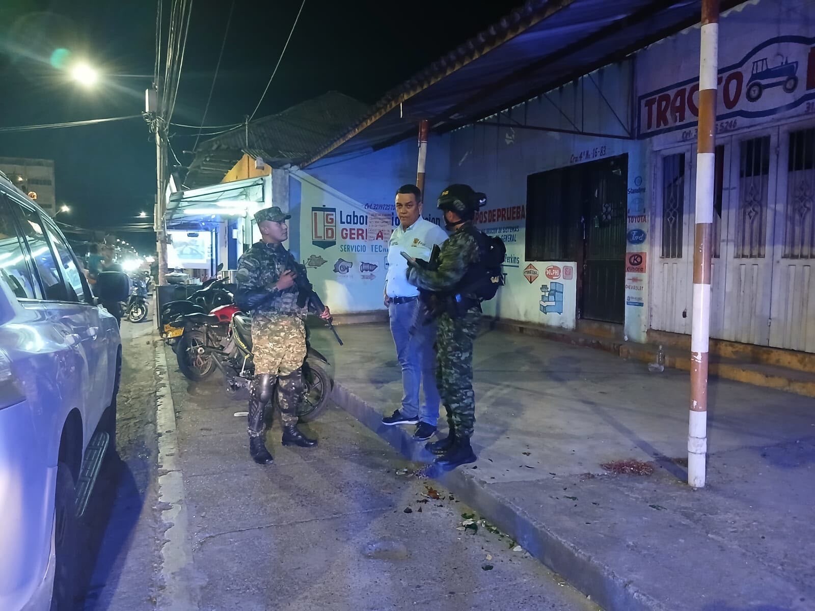 Ejército desplegó caravanas nocturnas de seguridad en El Espinal