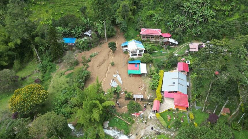 La ciudad está en alerta amarilla por deslizamientos e inundaciones