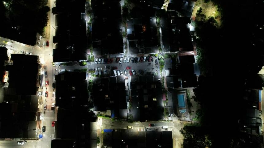 Hacienda Villa Luz mejora iluminación tras años de oscuridad