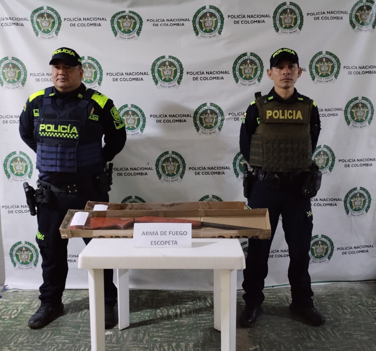 Incautan dos escopetas tras operativo contra la cacería ilegal en Palocabildo