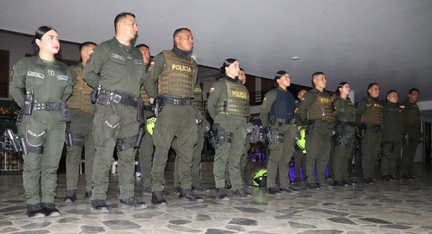 Llegada de unidad especial de Policía refuerza vigilancia en Ibagué por Navidad