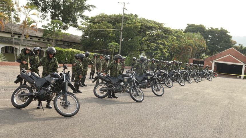 32 soldados motorizados se suman a patrullajes