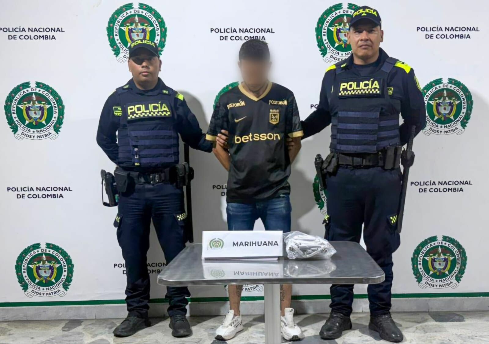Hombre capturado por porte de marihuana en el sur de Ibagué