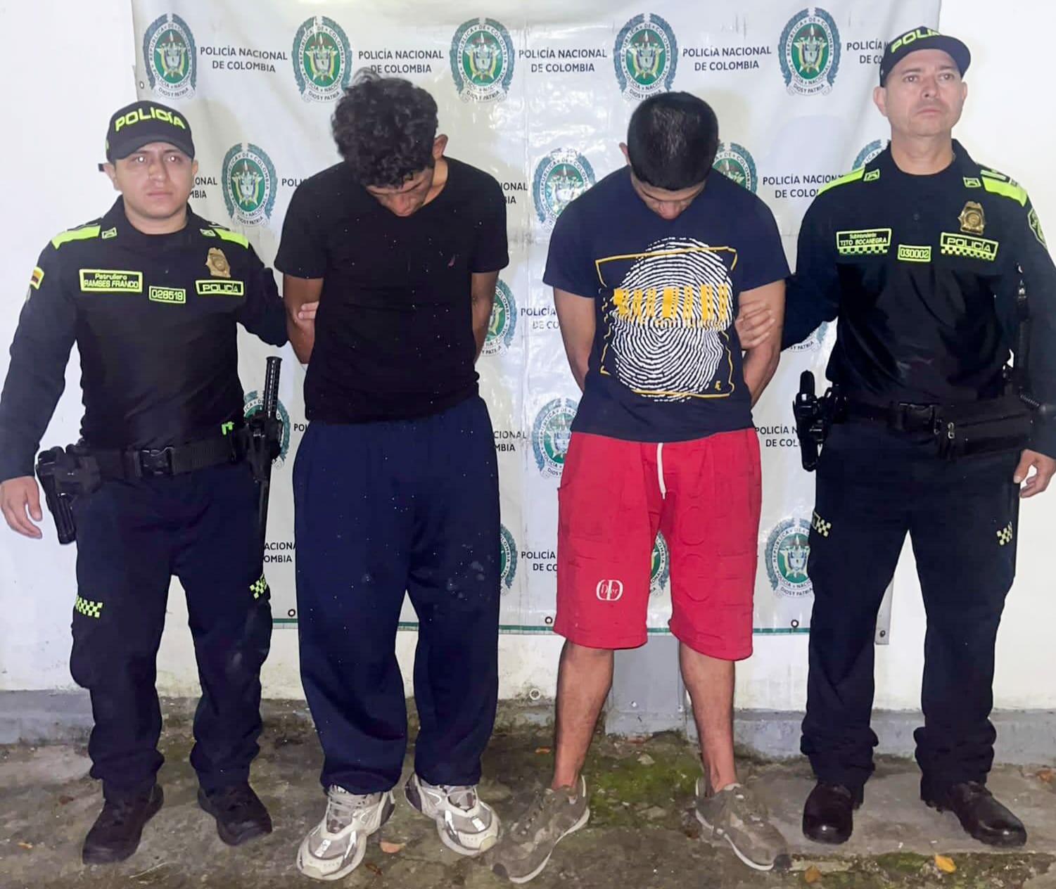 Dos hombres capturados tras violento hurto en la avenida Ferrocarril