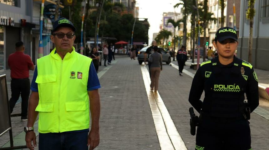 Intervención en la carrera Tercera por ocupación del espacio público