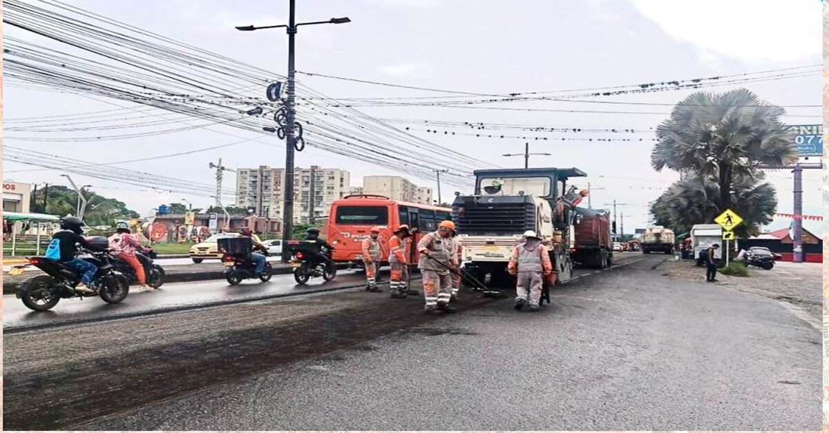 Cierre parcial en vía Mirolindo por trabajos de mantenimiento