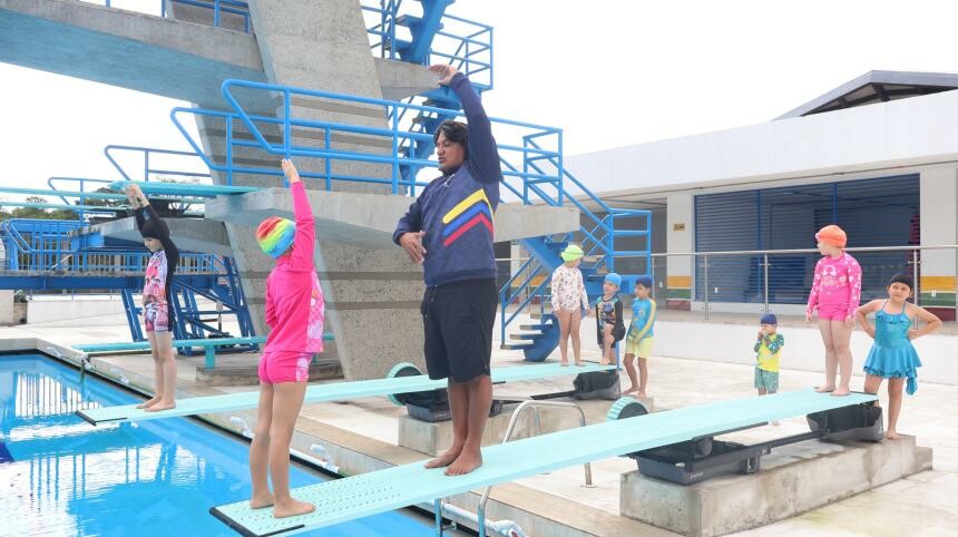 Escuela de clavados abre inscripciones gratuitas en Ibagué