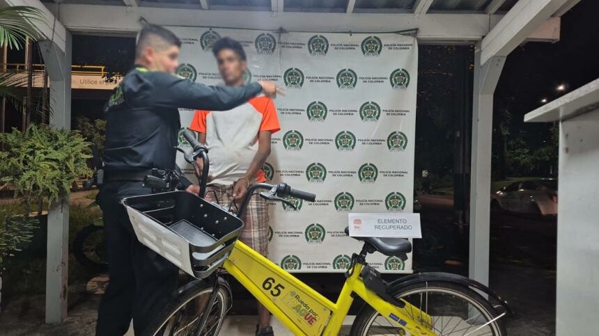 Recuperan bicicleta pública hurtada en el norte de Ibagué