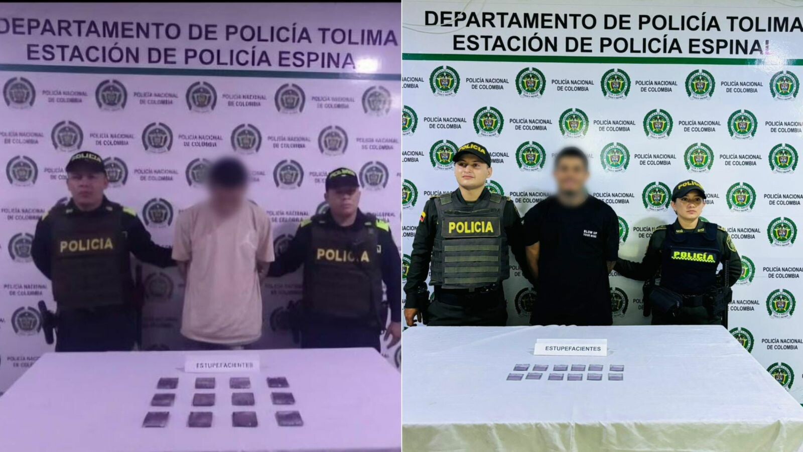 Caen dos presuntos distribuidores de Tussi en El Espinal