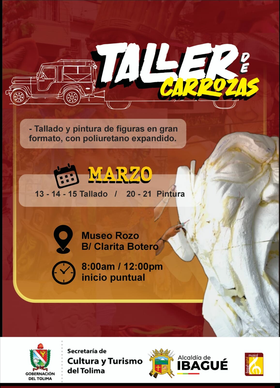 Artesanos se preparan para el Festival Folclórico con nuevos talleres
