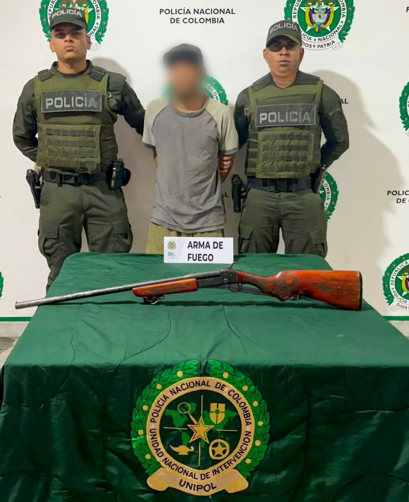 ¡Detenido! en Combeima tras intento de fuga con escopeta