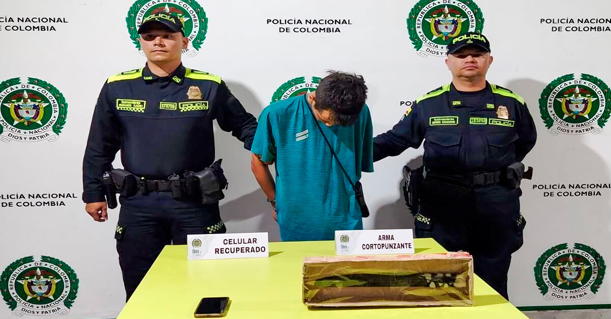 Capturan a “Triple 7” tras asalto con machete