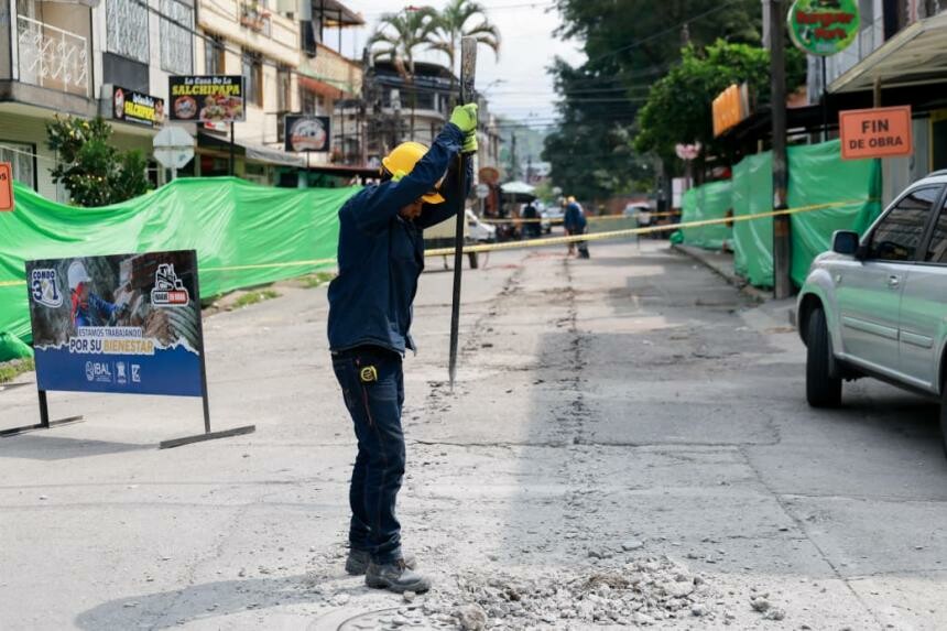 Ocho frentes de obra simultáneos generan intervenciones en varios barrios