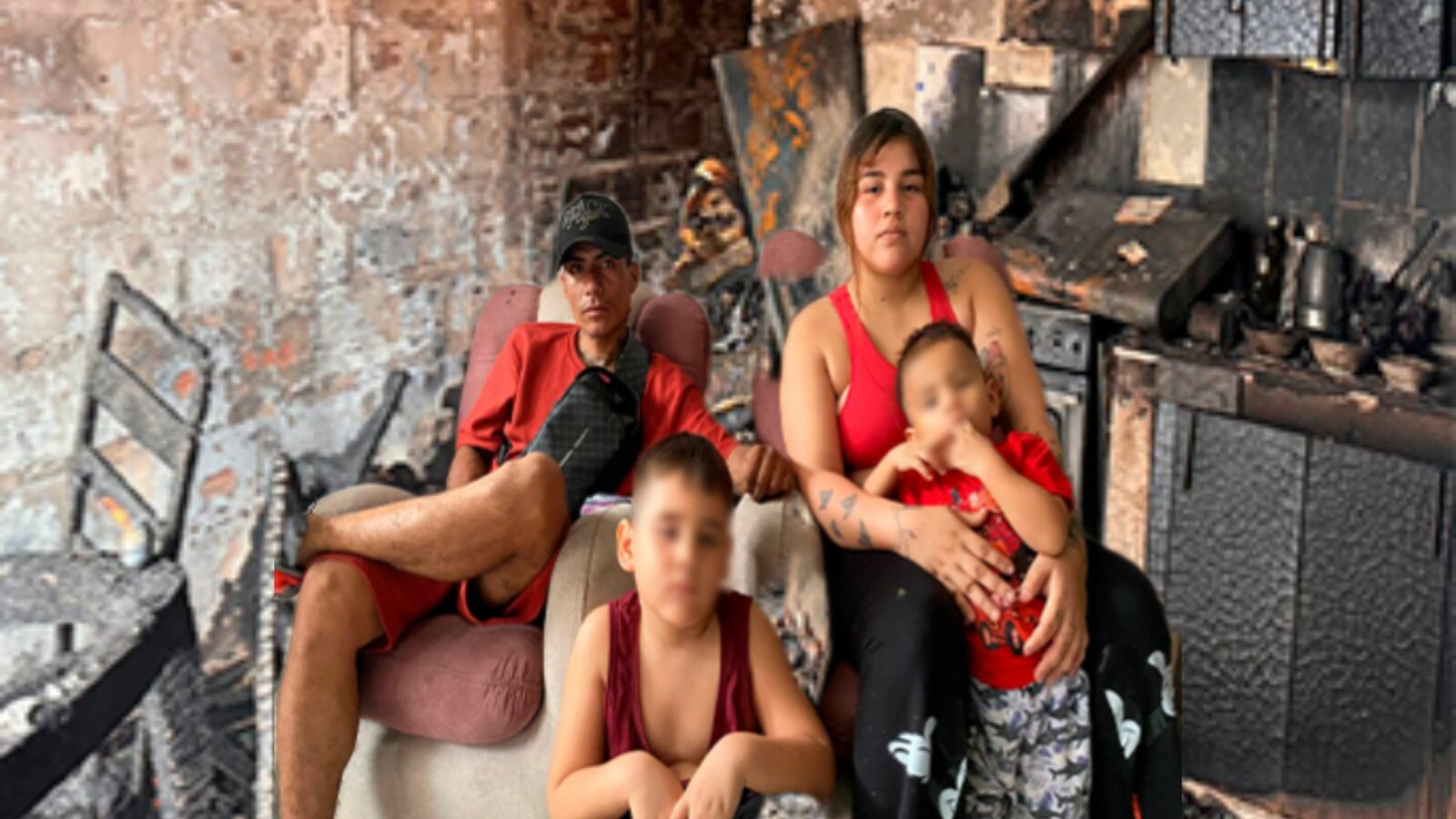 Familia en Ibagué pierde su hogar tras incendio en Arkalá