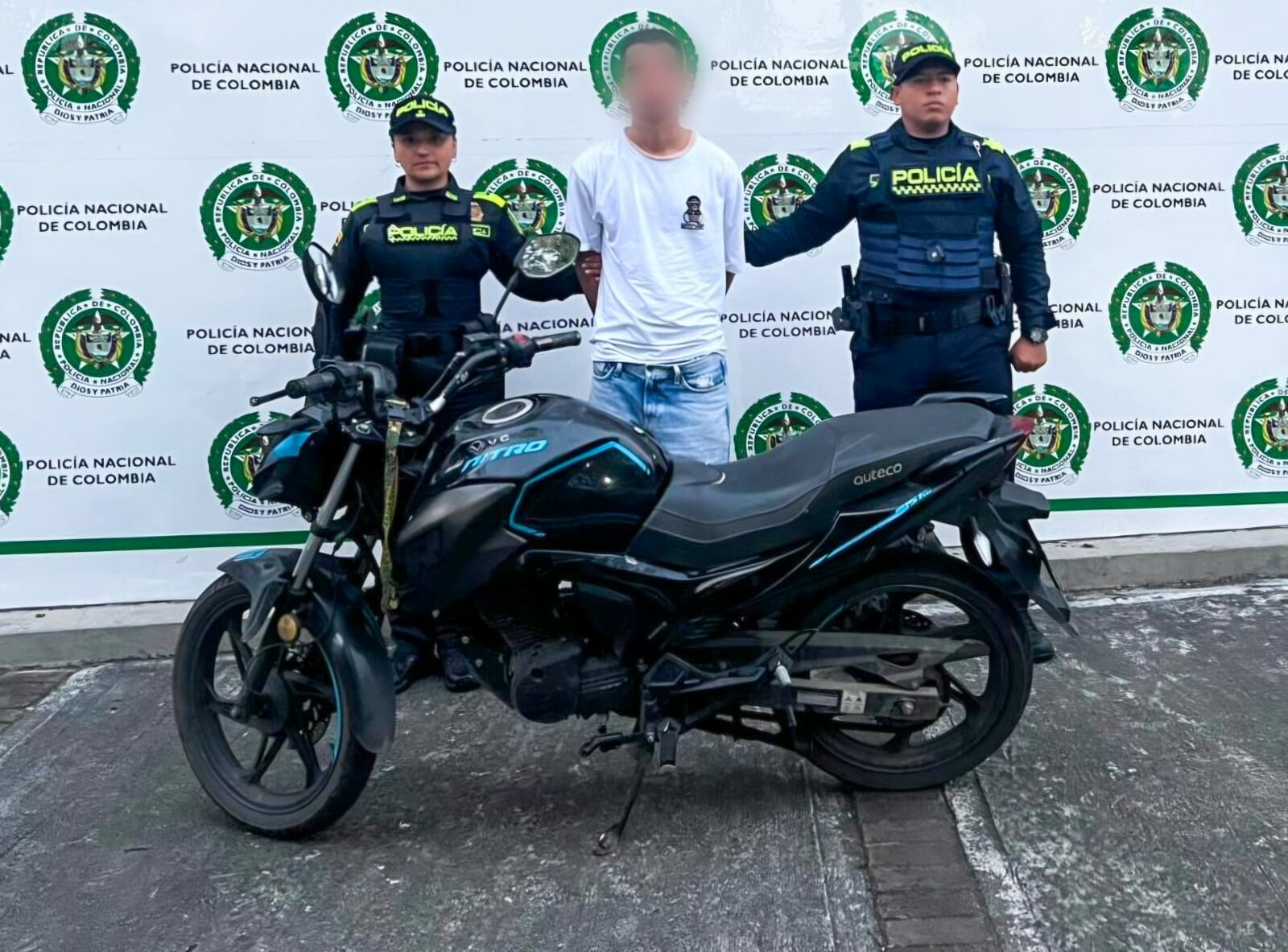 Cae “Sebas” tras robo exprés de motocicleta en Ibagué