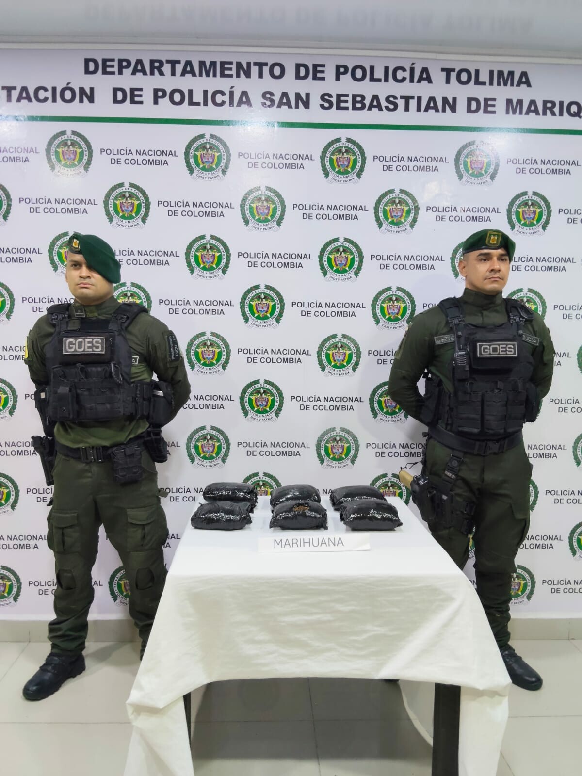 Incautan marihuana tras fuga de sospechosos en Mariquita