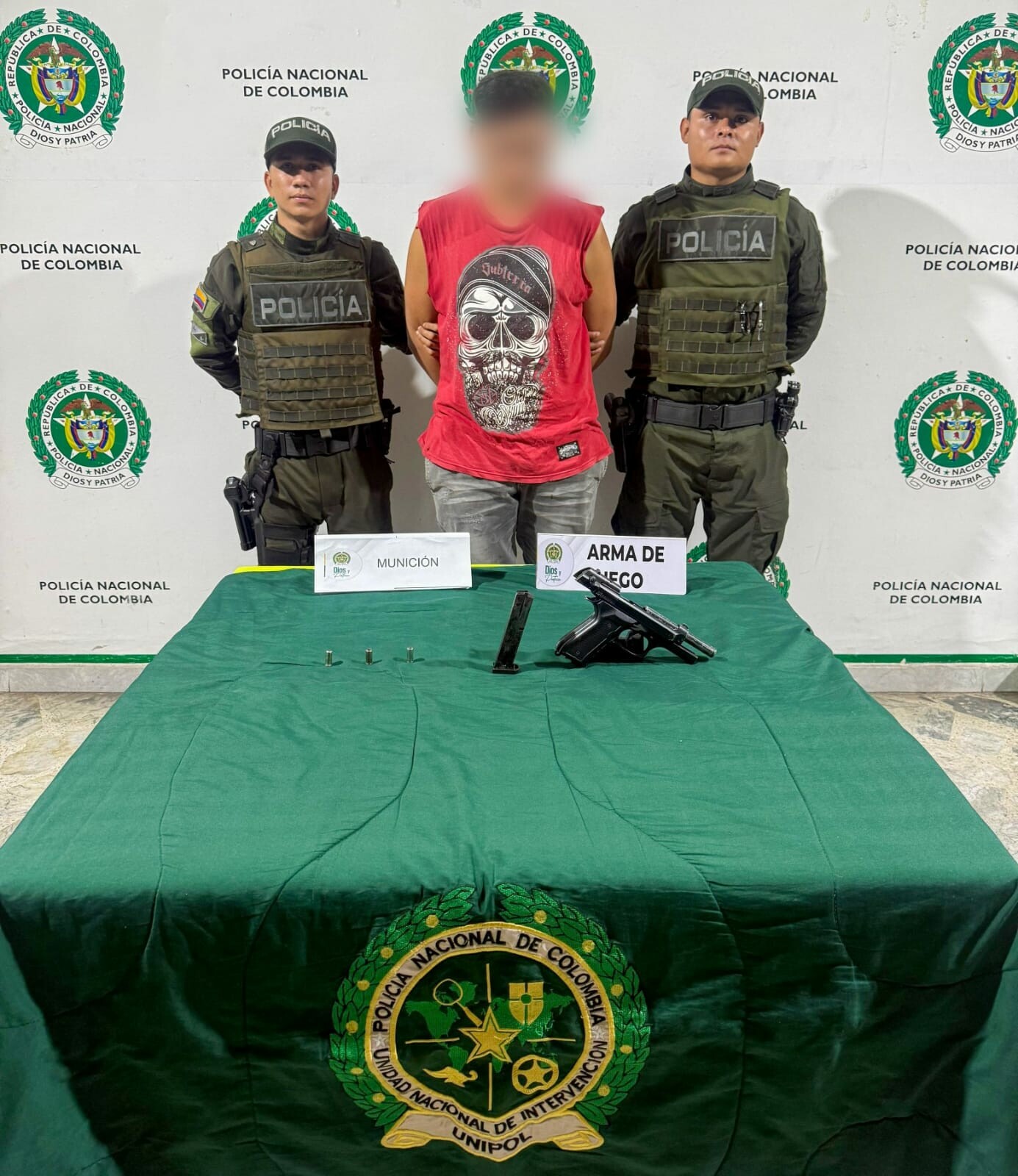 Capturan a alias “Guerro” armado en barrio Combeima