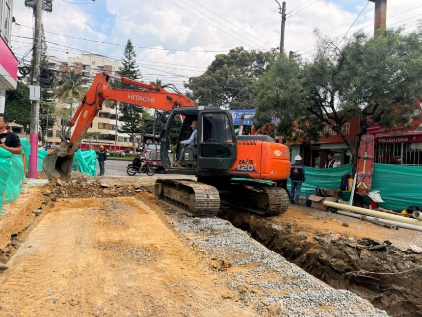 Nuevo frente de obras afecta movilidad en el barrio Jordán
