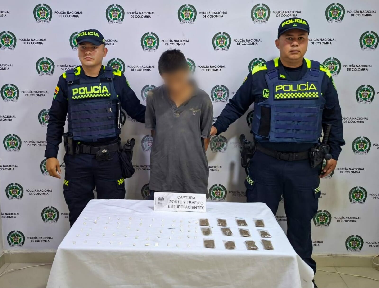 Incautan 68 dosis a joven sorprendido en operativo policial en Ibagué