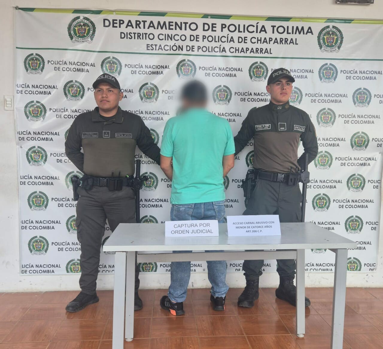 Orden judicial activa termina en captura en Chaparral por delito sexual contra menor