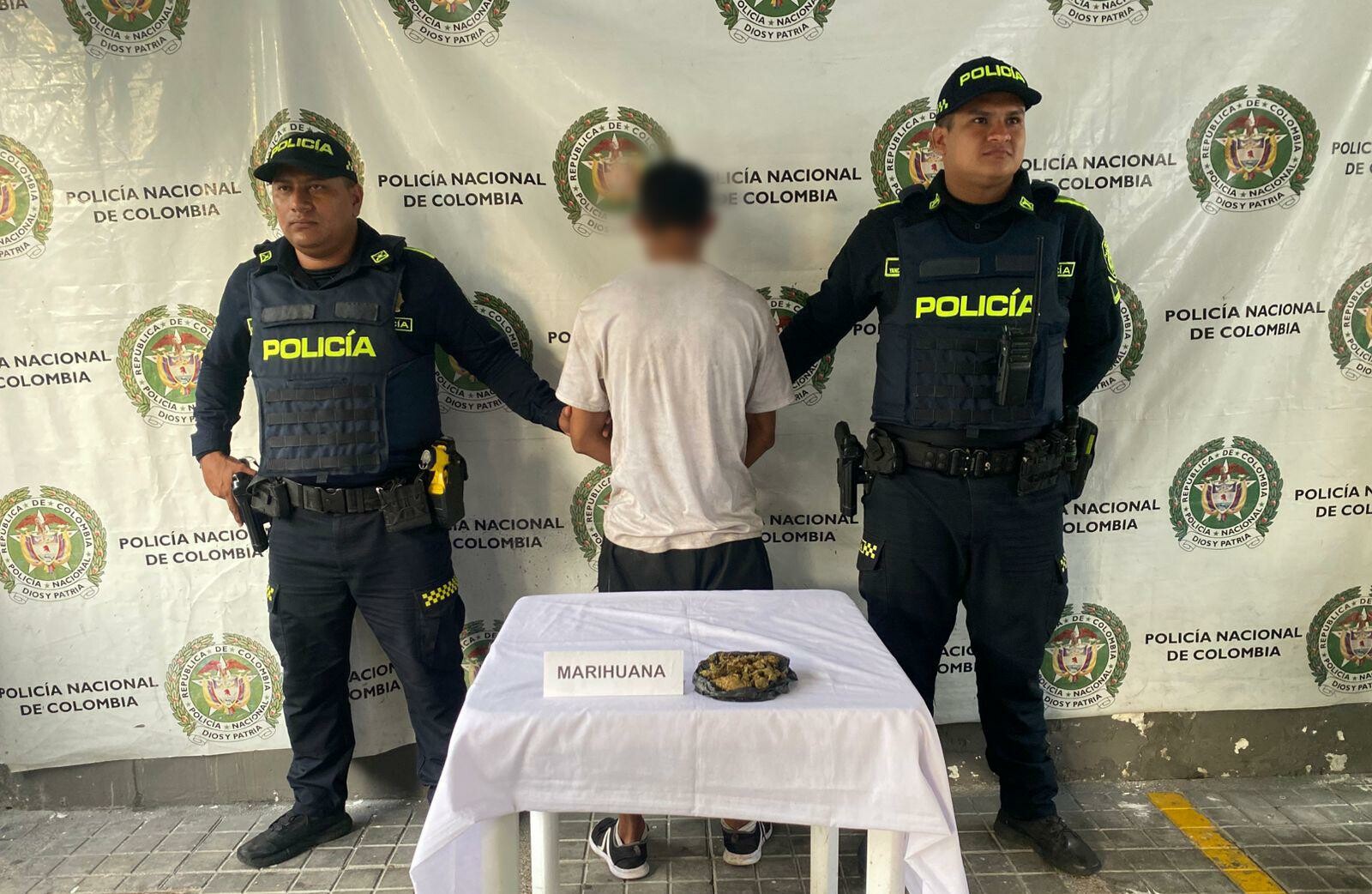 Operativo en Melgar deja un hombre con droga incautada en flagrancia