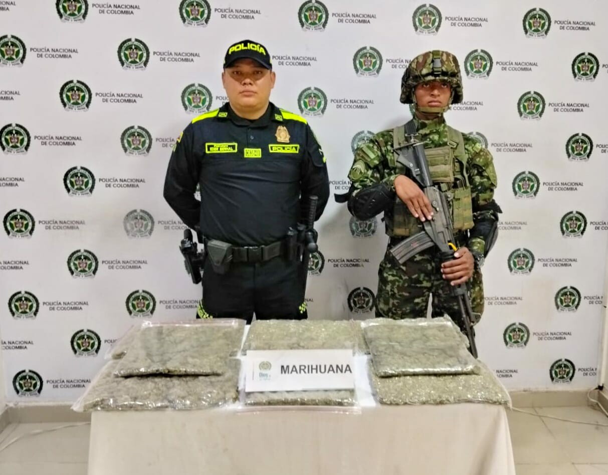 Hallan 4,6 kilos de marihuana ocultos en zona boscosa