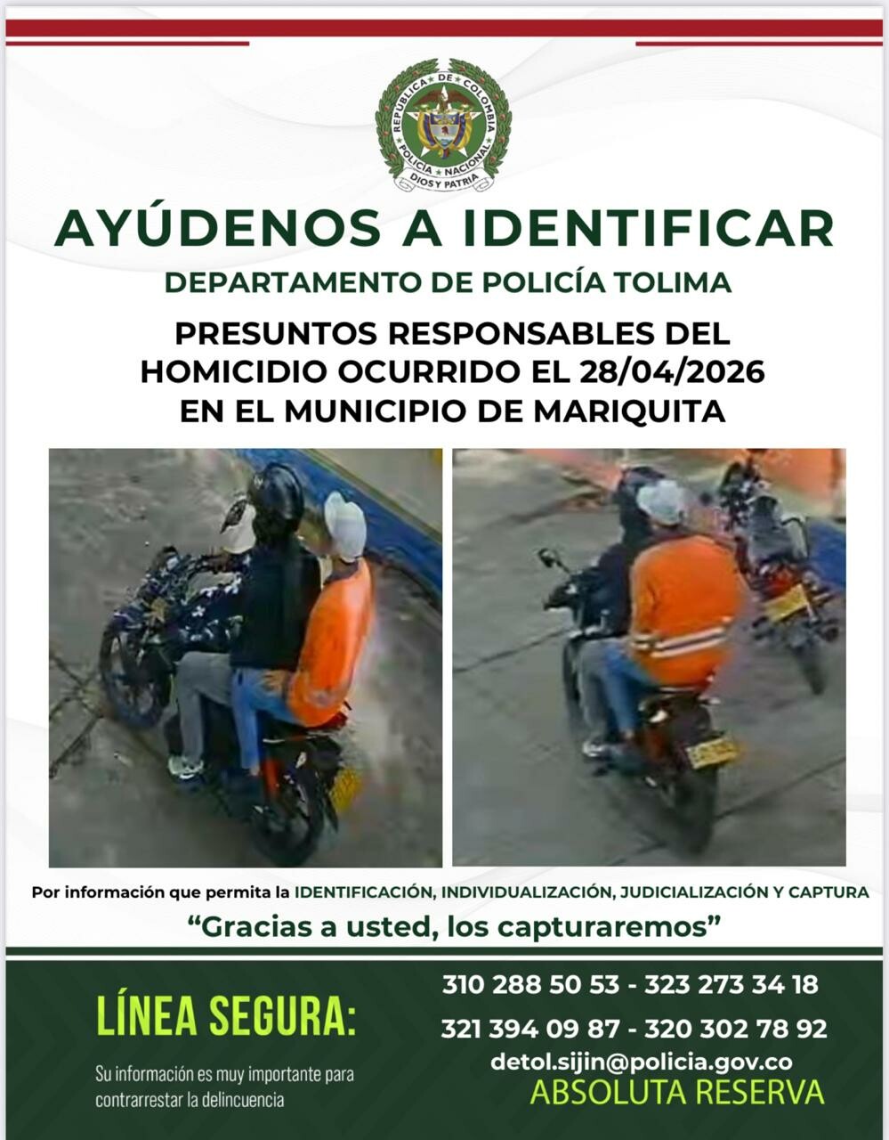 Asalto termina en muerte en Mariquita