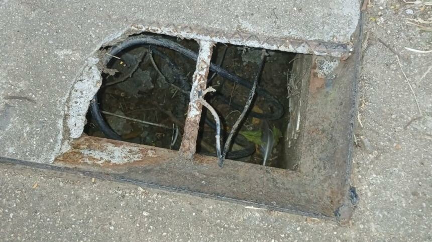 Roban cableado otra vez en el parque de Belén