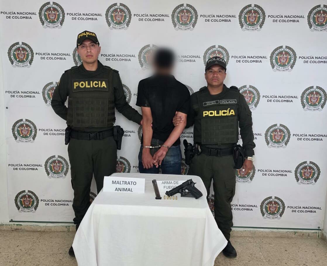 Presunto ataque a un perro terminó con captura y arma incautada
