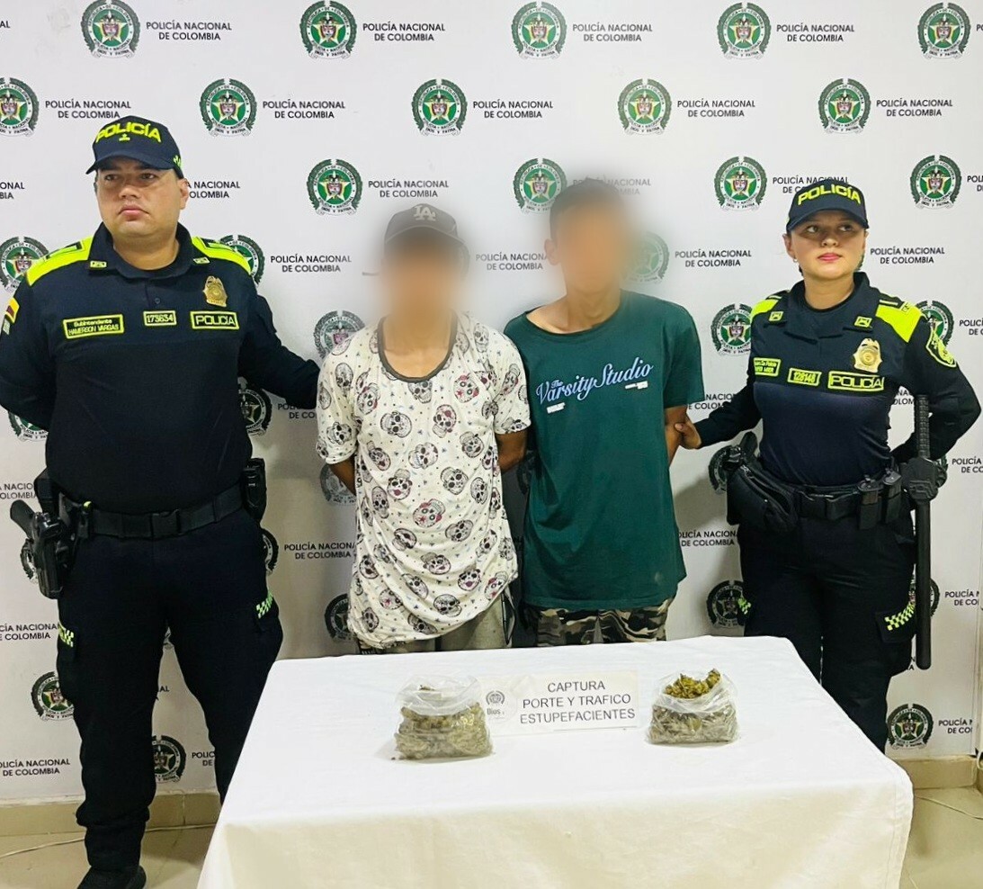 Golpe al microtráfico en Santa Ana deja dos capturados en Ibagué