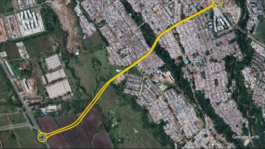 Conexión vial de la calle 103 quedará en manos de privados